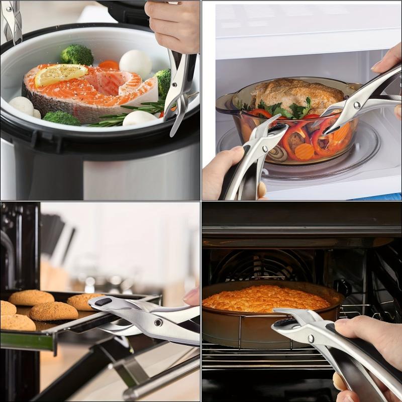 Cooking Anti-Scald Pot Tongs Plate Gripper for Instant Pot Air Fryer Pans