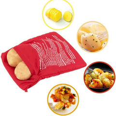 1pc Microwave Roasted Large Potato Sweet Potato Corn Heating Tool Bag