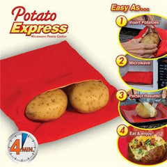 1pc Microwave Roasted Large Potato Sweet Potato Corn Heating Tool Bag