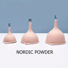 3pcs Kitchen Funnel Set Canning Silicone Food Funnel 84g Small Large Wide Mouth