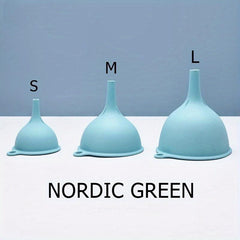3pcs Kitchen Funnel Set Canning Silicone Food Funnel 84g Small Large Wide Mouth