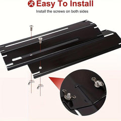 Adjustable Porcelain Steel Heat Plate Shield for Gas Grill