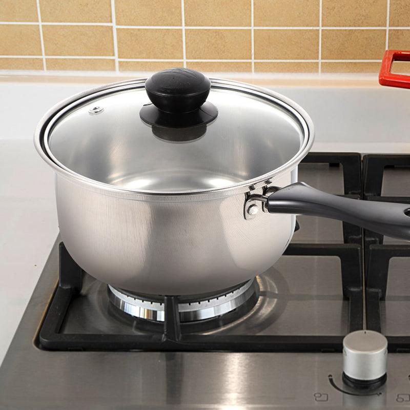Stainless Steel Cooking Pot for Home Kitchen Durable & Easy to Clean