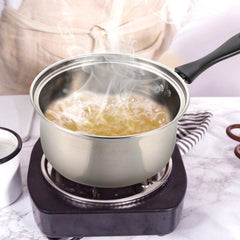 Stainless Steel Cooking Pot for Home Kitchen Durable & Easy to Clean