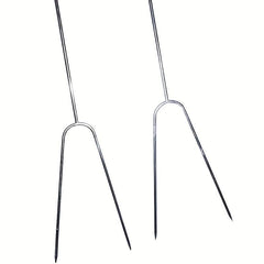 5pcs Stainless Steel BBQ Fork for Barbecue Fish Hot Dog Camping