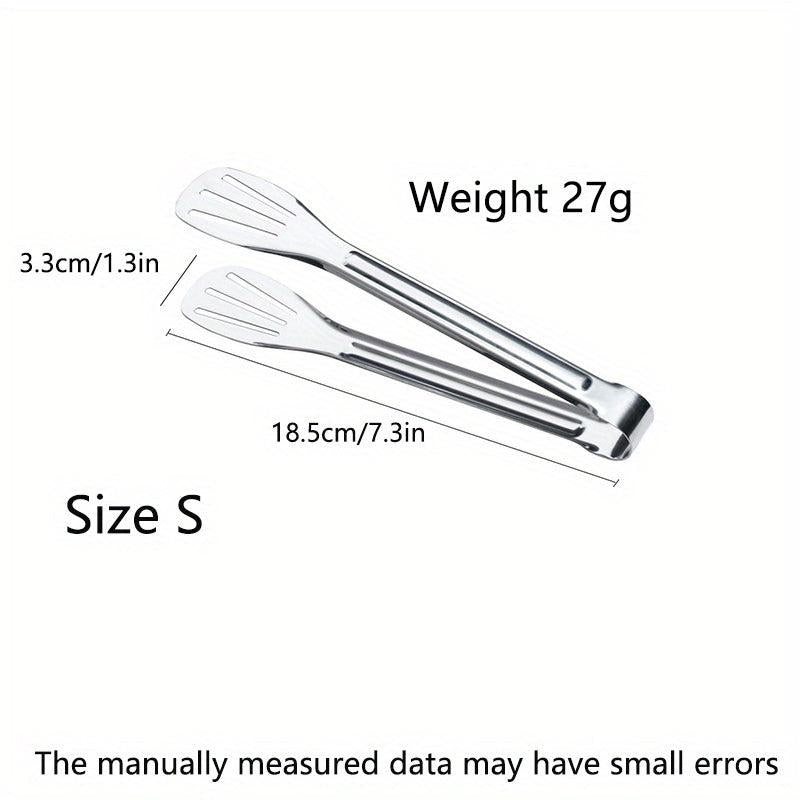 Stainless Steel Tongs for Frying BBQ Kebab Skewers Buffet Cooking Tool