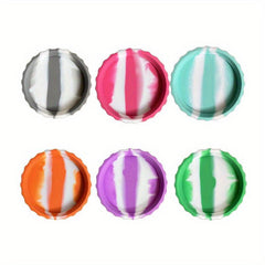 6pcs Silicone Can Lids Soda Water Sealing Cover Beverage Beer Can Lids
