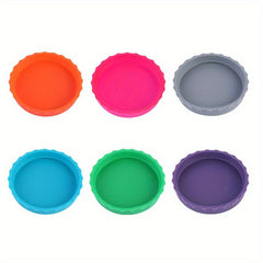 6pcs Silicone Can Lids Soda Water Sealing Cover Beverage Beer Can Lids