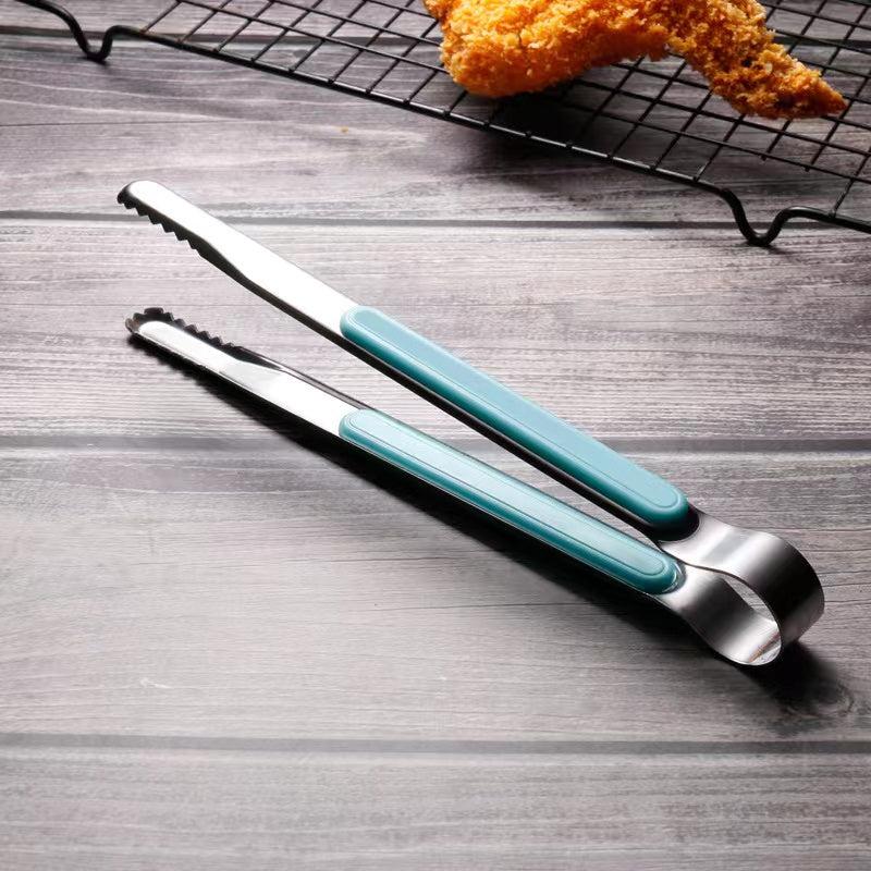 Stainless Steel Grilling Tong Cooking Clip Pasta Salad Handle