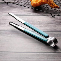 Stainless Steel Grilling Tong Cooking Clip Pasta Salad Handle