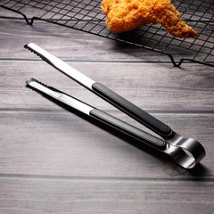 Stainless Steel Grilling Tong Cooking Clip Pasta Salad Handle