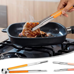 Stainless Steel Grilling Tong Cooking Clip Pasta Salad Handle