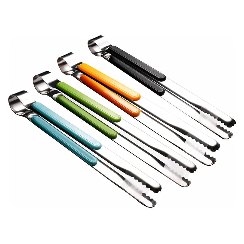 Stainless Steel Grilling Tong Cooking Clip Pasta Salad Handle