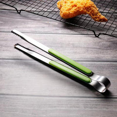 Stainless Steel Grilling Tong Cooking Clip Pasta Salad Handle