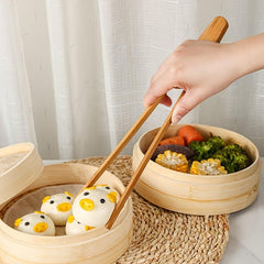 Bamboo Barbecue Tongs Bread Clips Food Clips Kitchen Tools