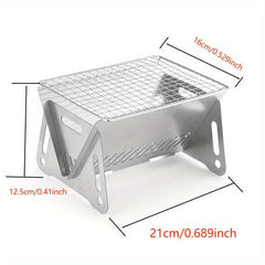 Portable Stainless Steel BBQ Grill for Camping Picnics Outdoor Cooking
