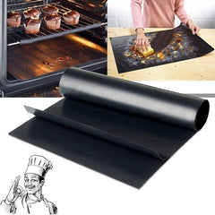2pcs Reusable Non-stick Oven Mat 0.2mm Thick Teflon Kitchen Mat, Baking Tool