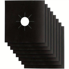 8pcs Stove Burner Covers Gas Stove Protectors 0.2mm Thickness