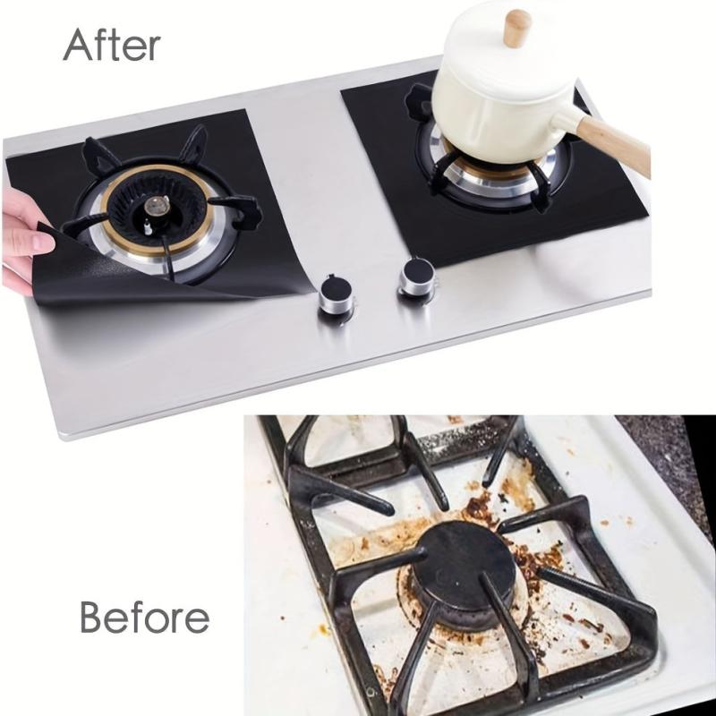 8pcs Stove Burner Covers Gas Stove Protectors 0.2mm Thickness