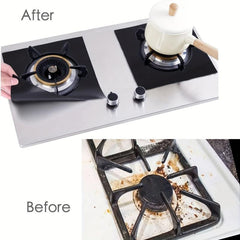 8pcs Stove Burner Covers Gas Stove Protectors 0.2mm Thickness