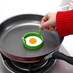 3pcs Silicone Round Egg Rings Pancake Mold Silicone Egg Ring BBQ Tools