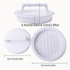 Plastic Burger Press Hamburger Maker Mold Patty Maker BBQ Press