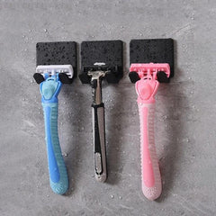 Shaver Storage Rack & Key Hanger for Bathroom - Mounted Shaver Holder