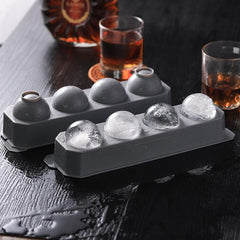 Round Ice Cube Trays Ice Ball Cube Mold Trays for Home