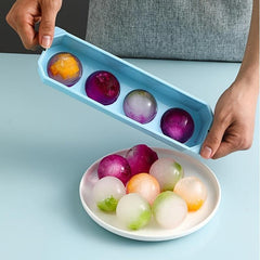 Round Ice Cube Trays Ice Ball Cube Mold Trays for Home