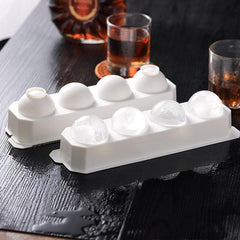 Round Ice Cube Trays Ice Ball Cube Mold Trays for Home