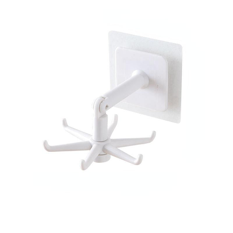 360 Degree Rotating Kitchen Hooks Organizer Storage Spoon Accessories