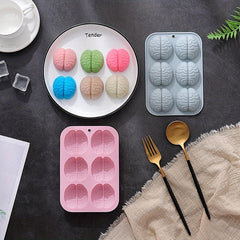 Brain Shaped Ice Cube Mold Fun Silicone Tray for Ice Popsicles Cakes