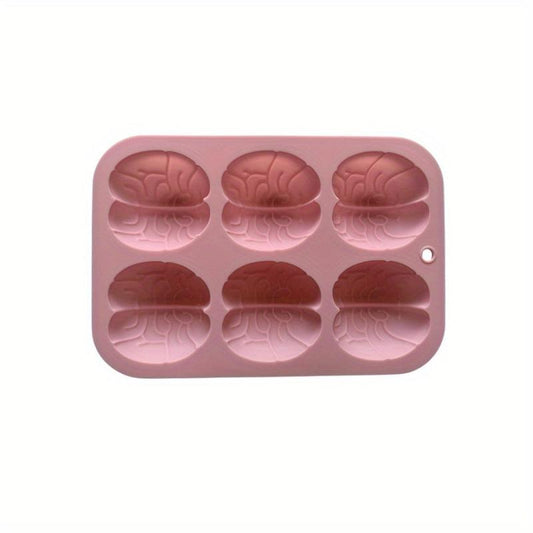 Brain Shaped Ice Cube Mold Fun Silicone Tray for Ice Popsicles Cakes