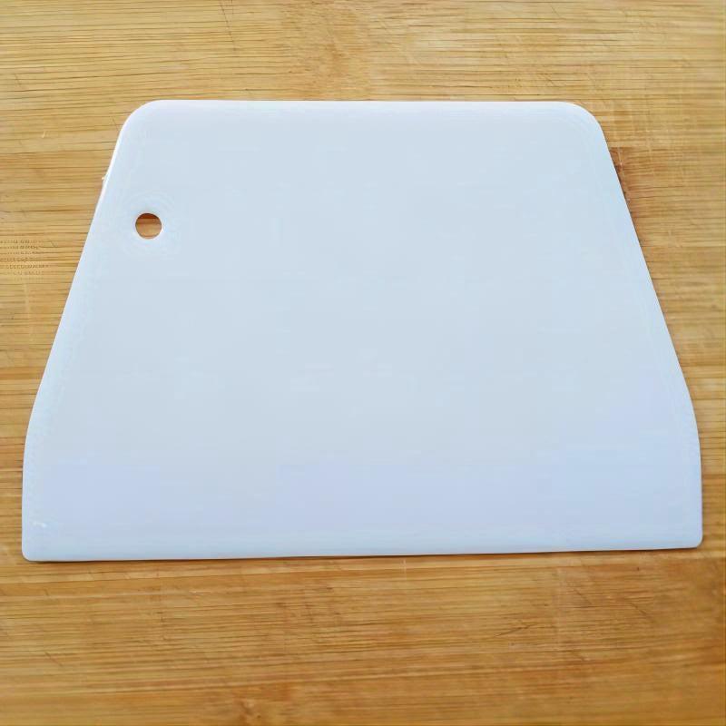 1pc Trapezoidal Plastic Scraper for Baking