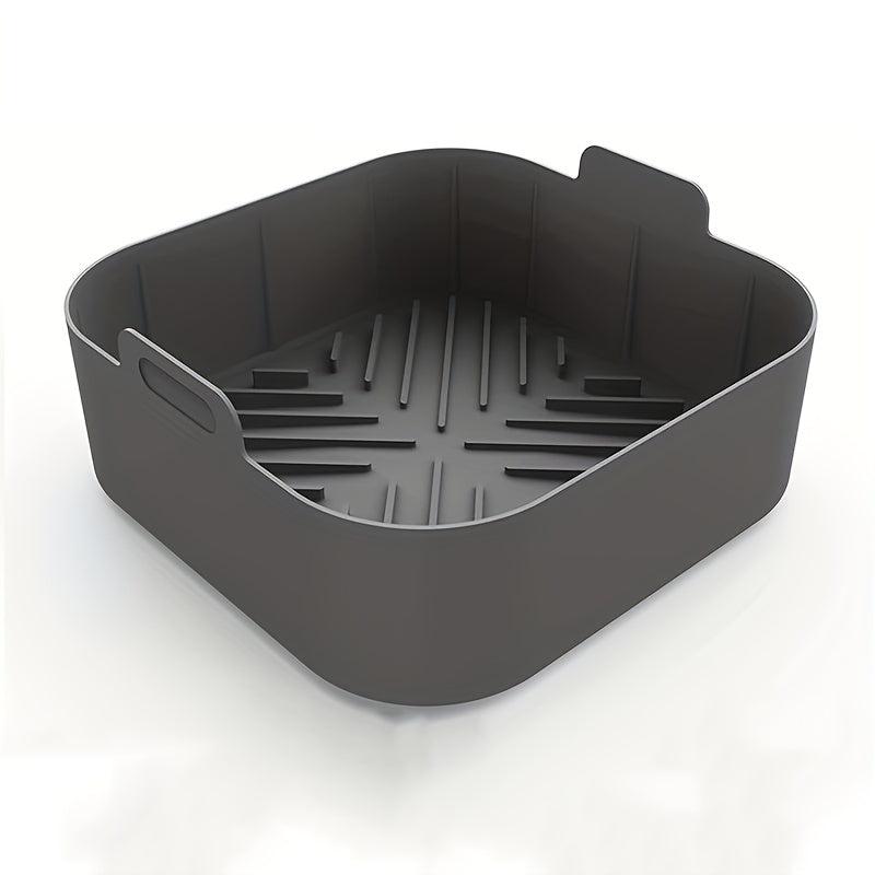 2pcs Square Silicone Liner for Air Fryer Non Stick High Temperature Resistant