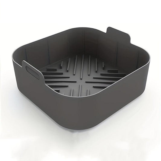 2pcs Square Silicone Liner for Air Fryer Non Stick High Temperature Resistant