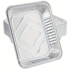 25pcs 9x13 Disposable Aluminum Pans - BBQ Essential!