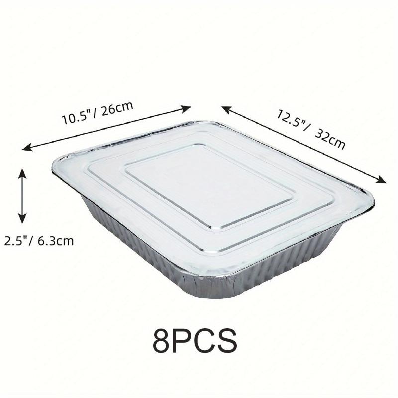 25pcs 9x13 Disposable Aluminum Pans - BBQ Essential!