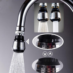 360 Degree Kitchen Faucet Extension Pipe Bathroom Shower Filter