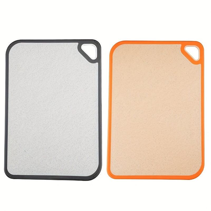 Large Reversible Plastic Cutting Board with Nonslip Handle