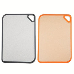 Large Reversible Plastic Cutting Board with Nonslip Handle