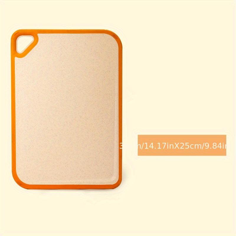 Large Reversible Plastic Cutting Board with Nonslip Handle