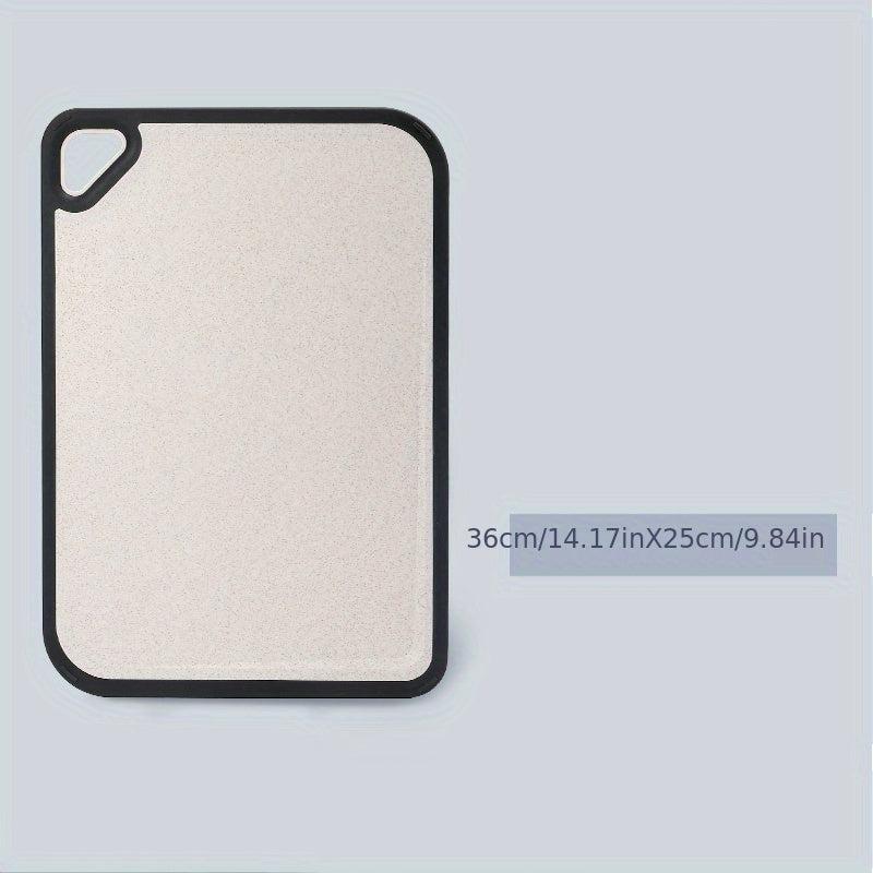 Large Reversible Plastic Cutting Board with Nonslip Handle