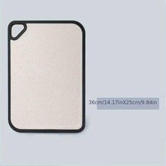 Large Reversible Plastic Cutting Board with Nonslip Handle