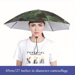 Umbrella Hats Fishing Cap Beach Umbrella Headband for Outdoor Activities