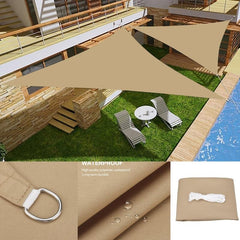1pc 2 3 3 6 5M Triangle Sun Shade Sail Canopy UV Block Sun Shelter
