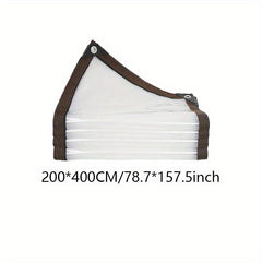 Waterproof PVC Tarp 100 G/M with Eyelets for Gazebo