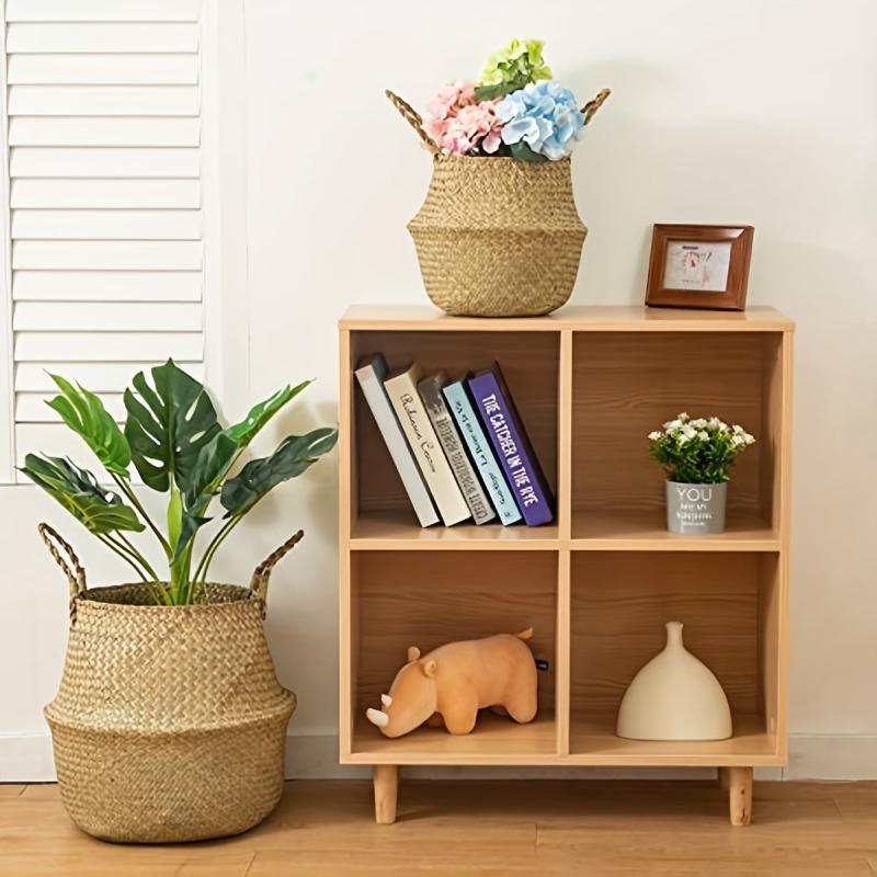 Seagrass Belly Basket - Stylish Woven Plant Pot Holder