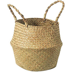 Seagrass Belly Basket - Stylish Woven Plant Pot Holder