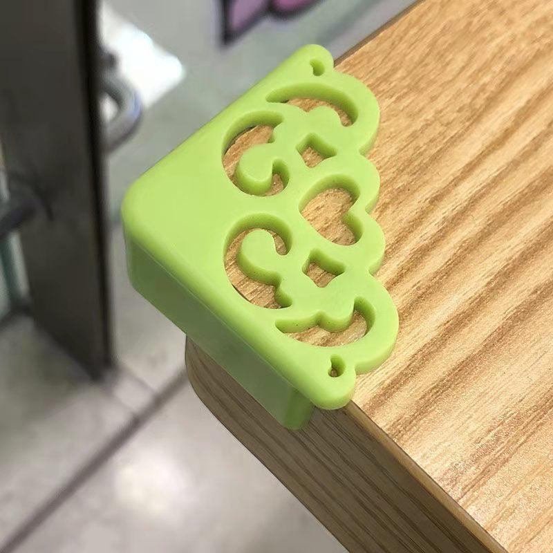 4pcs Flower Pattern Corner Protectors Soft Table Edge Guards